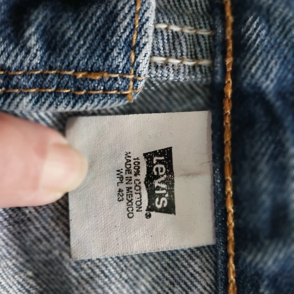 LEVI'S 501 Men's Straight Fit Denim Jeans - Deep Blue
